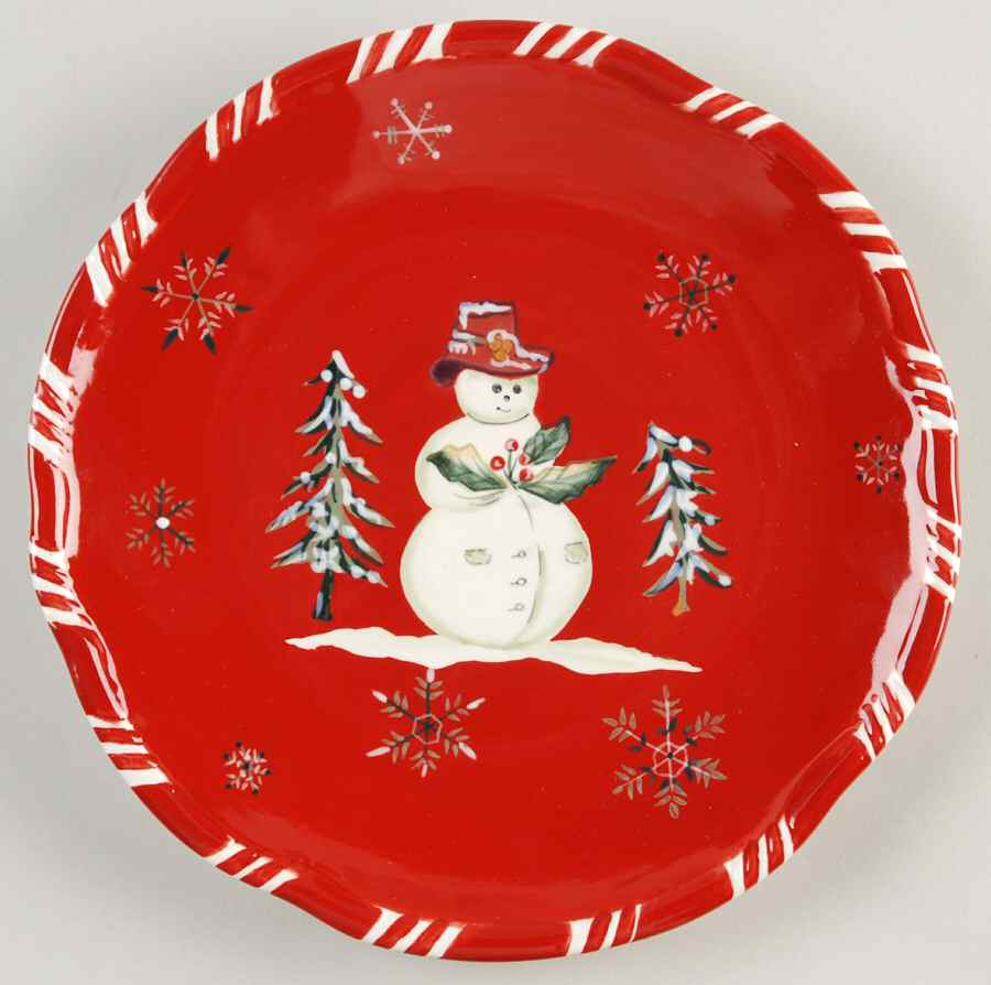 Jolly Ol Snowy Salad Plate by Tracy Porter-1