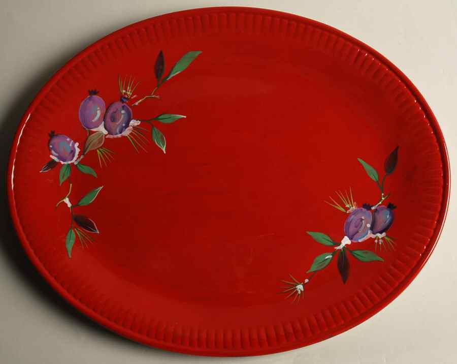 Jolly Ol Snowy 17" Oval Serving Platter by Tracy Porter-1
