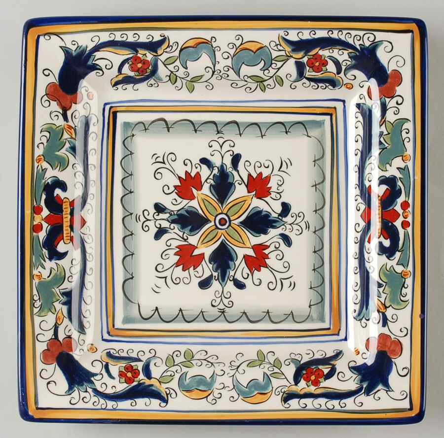 Florenza Square Dinner Plate by Tabletops Unlimited-1
