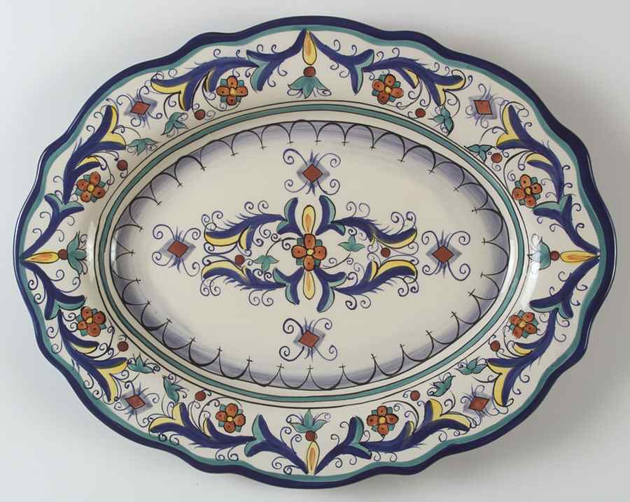 Florenza 18" Oval Serving Platter by Tabletops Unlimited-1