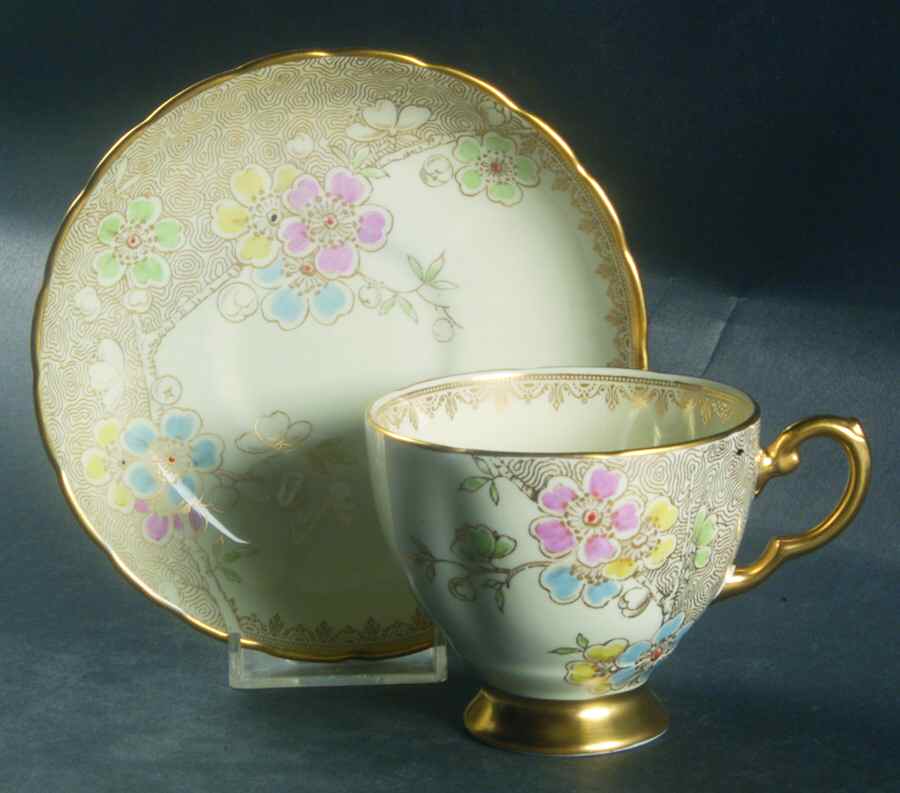4222a Footed Cup & Saucer Set by Tuscan - Royal Tuscan-1