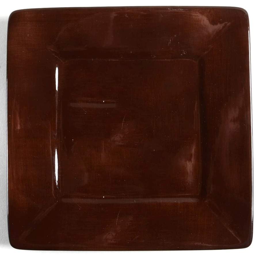 Misto Chocolate Square Salad Plate by Tabletops Unlimited-1