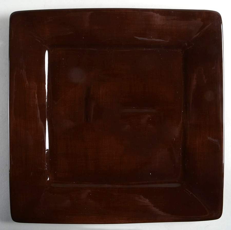 Misto Chocolate Square Dinner Plate by Tabletops Unlimited-1