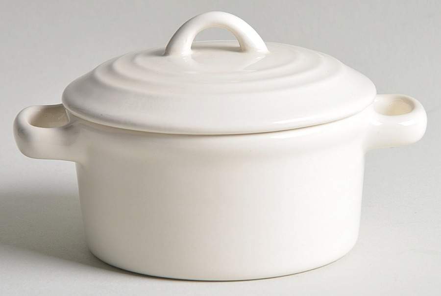 Misto Linen Individual Casserole & Lid by Tabletops Unlimited-1