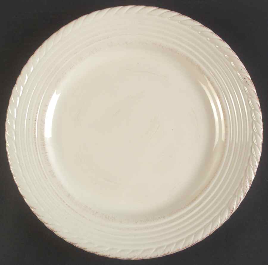 Lucca Cream Service Plate (Charger) by Tabletops Unlimited-1