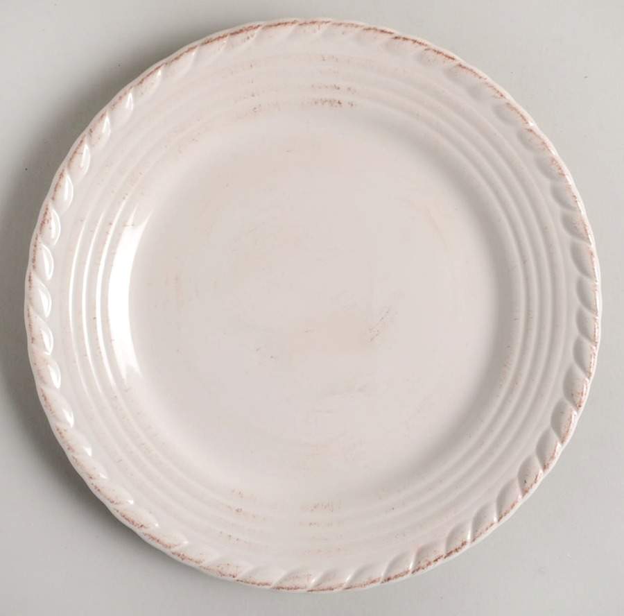 Lucca Cream Salad Plate by Tabletops Unlimited-1