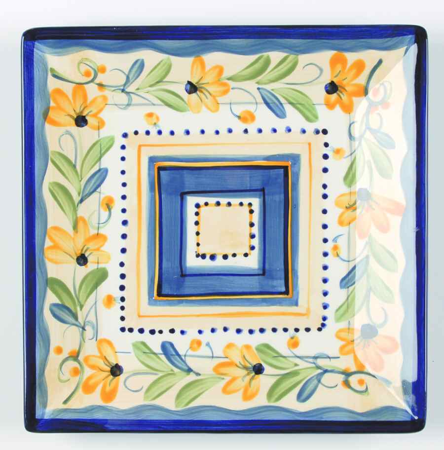 Bella Flora Square Salad Plate by Tabletops Unlimited-1