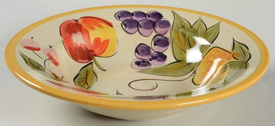 Cornucopia Large Rim Soup Bowl by Tabletops Unlimited-1