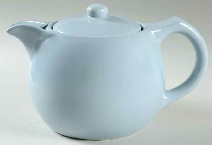 Natural Modern Soft Blue Teapot & Lid by Thomas O'Brien-1