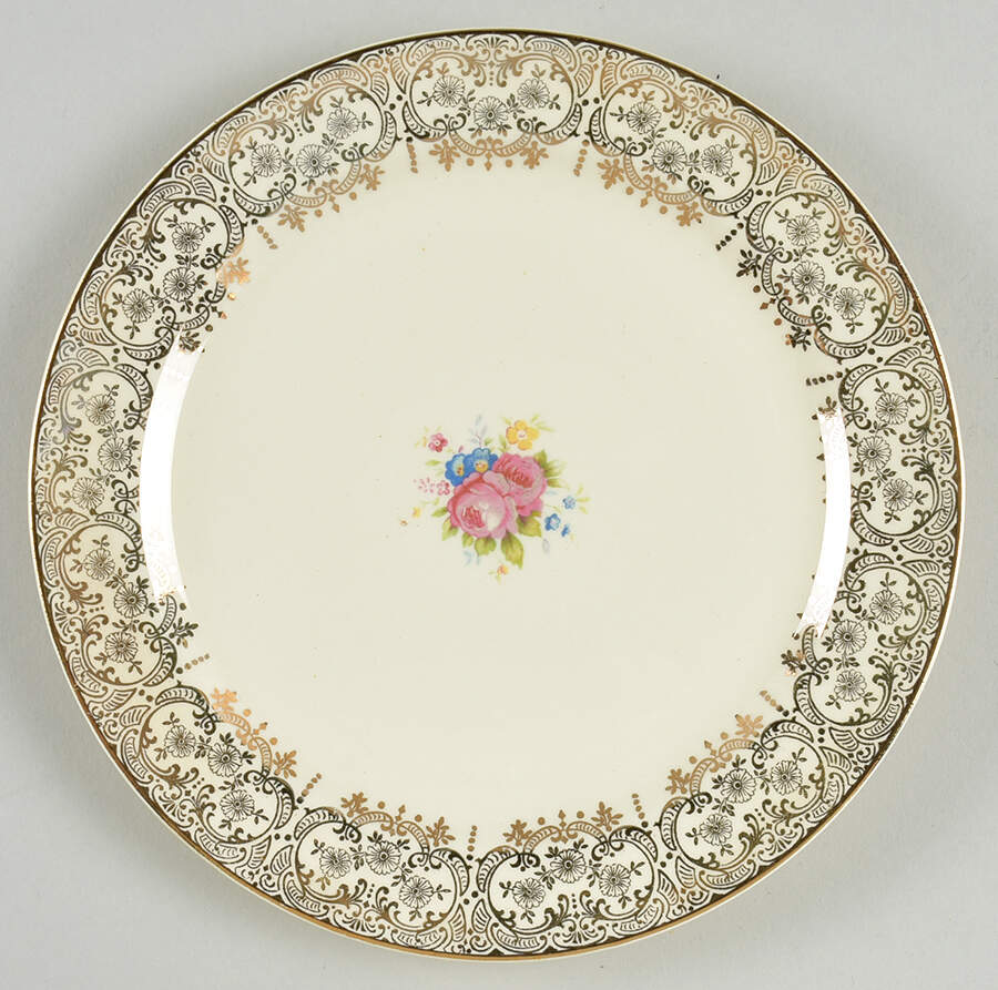 TST728 Dessert/Pie Plate by Taylor, Smith & Taylor (Ts&T)-1