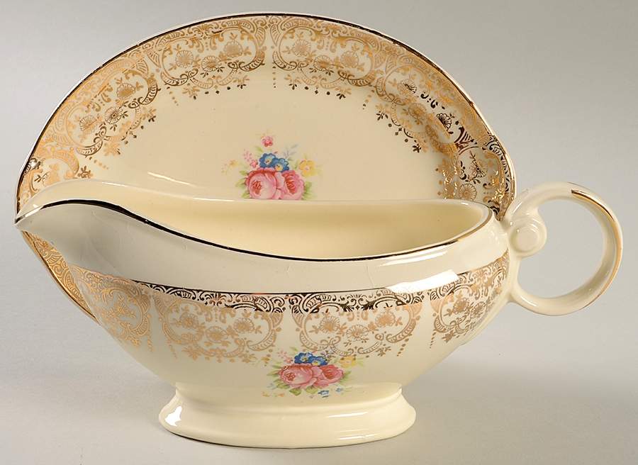 TST728 Gravy Boat & Underplate by Taylor, Smith & Taylor (Ts&T)-1