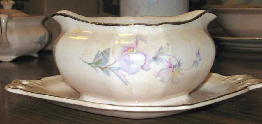 TST730 Gravy Boat with Attached Underplate by Taylor, Smith & Taylor (Ts&T)-1