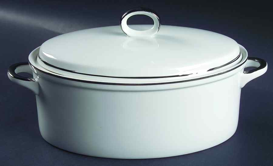 Argent 2 Quart Oval Covered Casserole by Toscany-1
