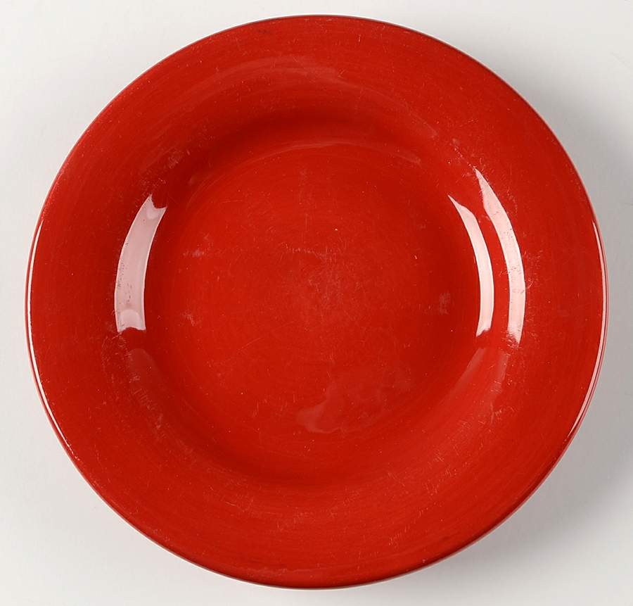 Espana Blaze (Red) Dessert/Pie Plate by Tabletops Unlimited-1