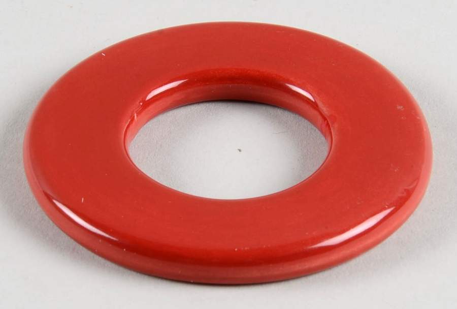 Espana Blaze (Red) Napkin Ring by Tabletops Unlimited-1