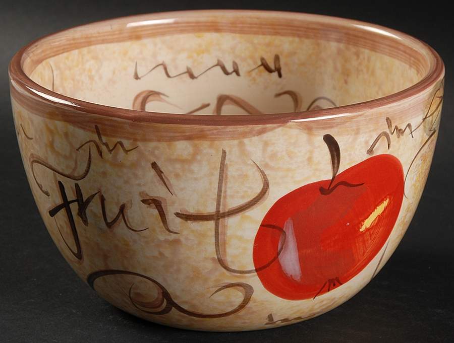 Napa (Words, Fruit) Soup/Cereal Bowl by Tabletops Unlimited-1