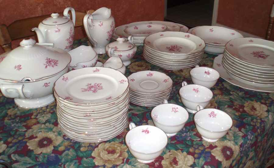 TIR503 Footed Cup & Saucer Set by Tirschenreuth-1