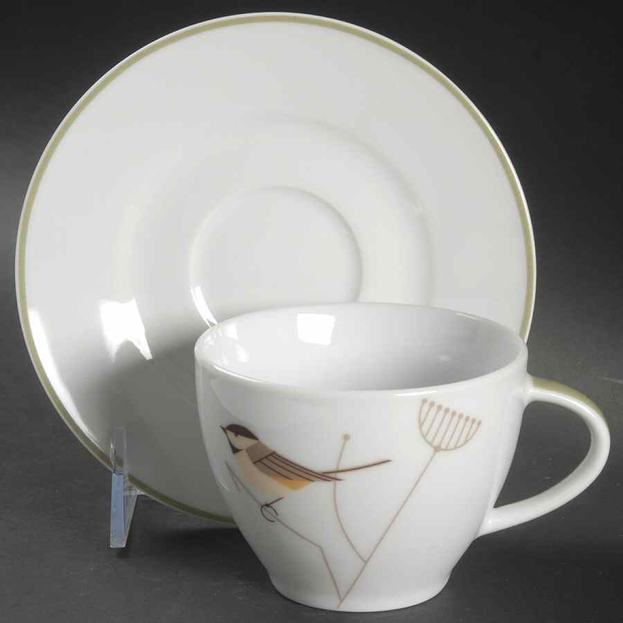 Harper's Harvest Flat Cup & Saucer Set by Tag Ltd-1