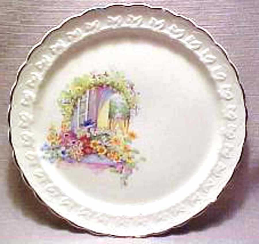 TST731 Dinner Plate by Taylor, Smith & Taylor (Ts&T)-1