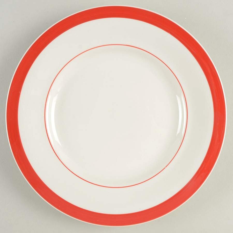 American Bistro Red Salad Plate by Tienshan-1