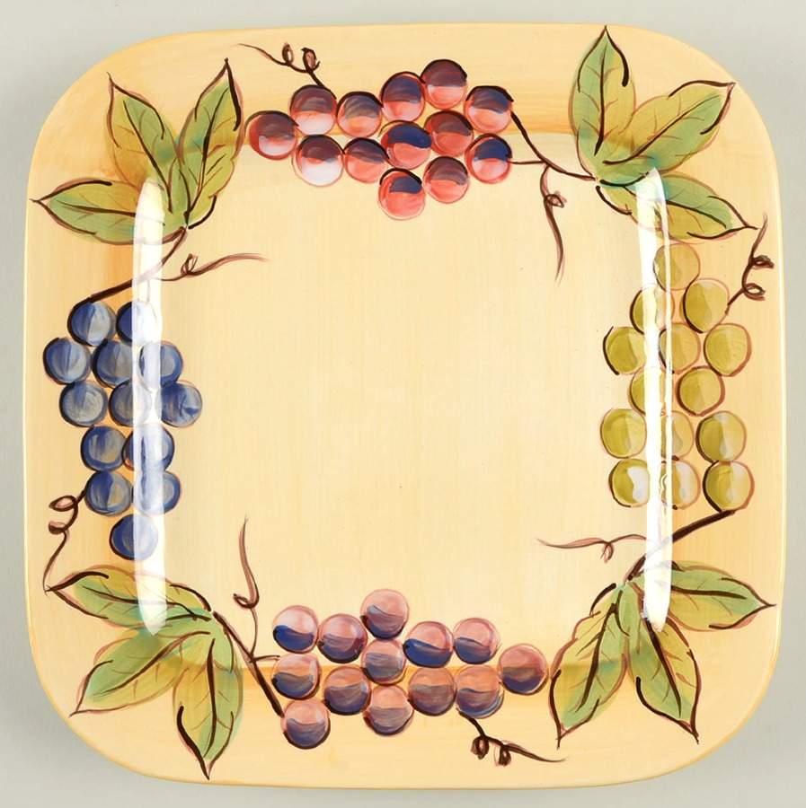 Genova Square Dinner Plate by Tabletops Unlimited-1