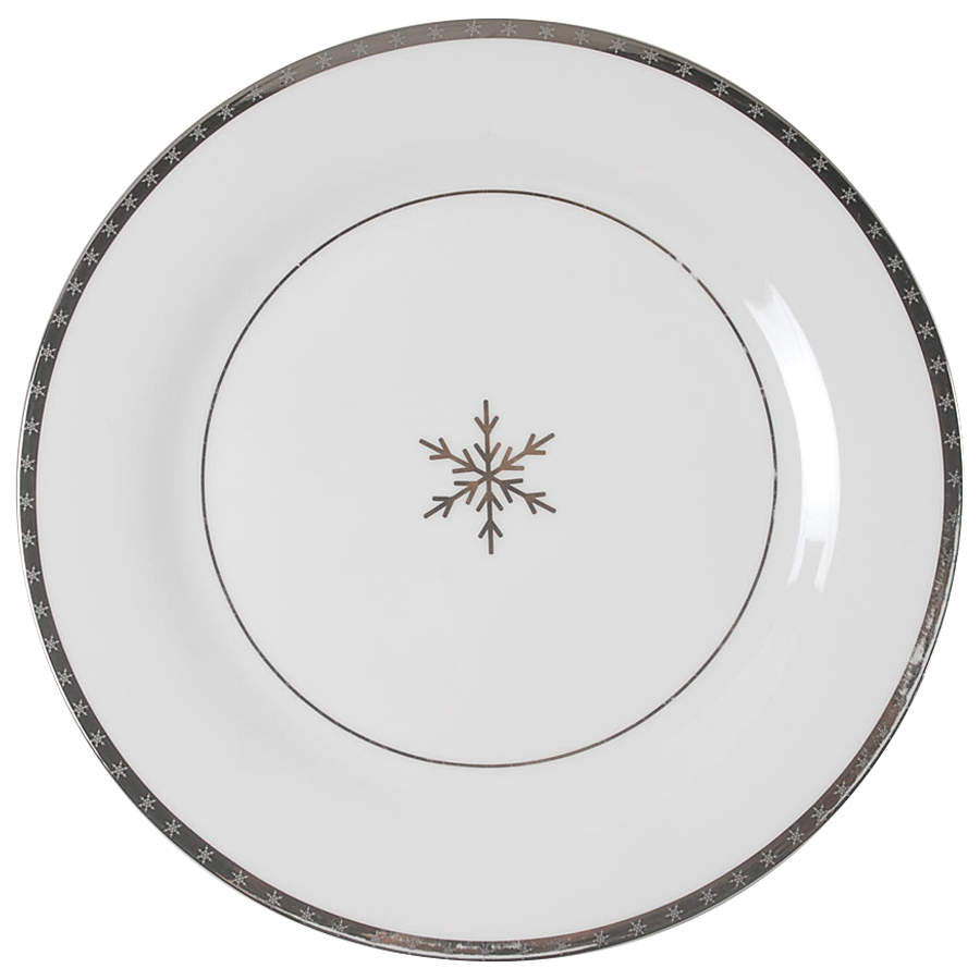 Arctic Solstice Snowflake Dinner Plate by Target-1