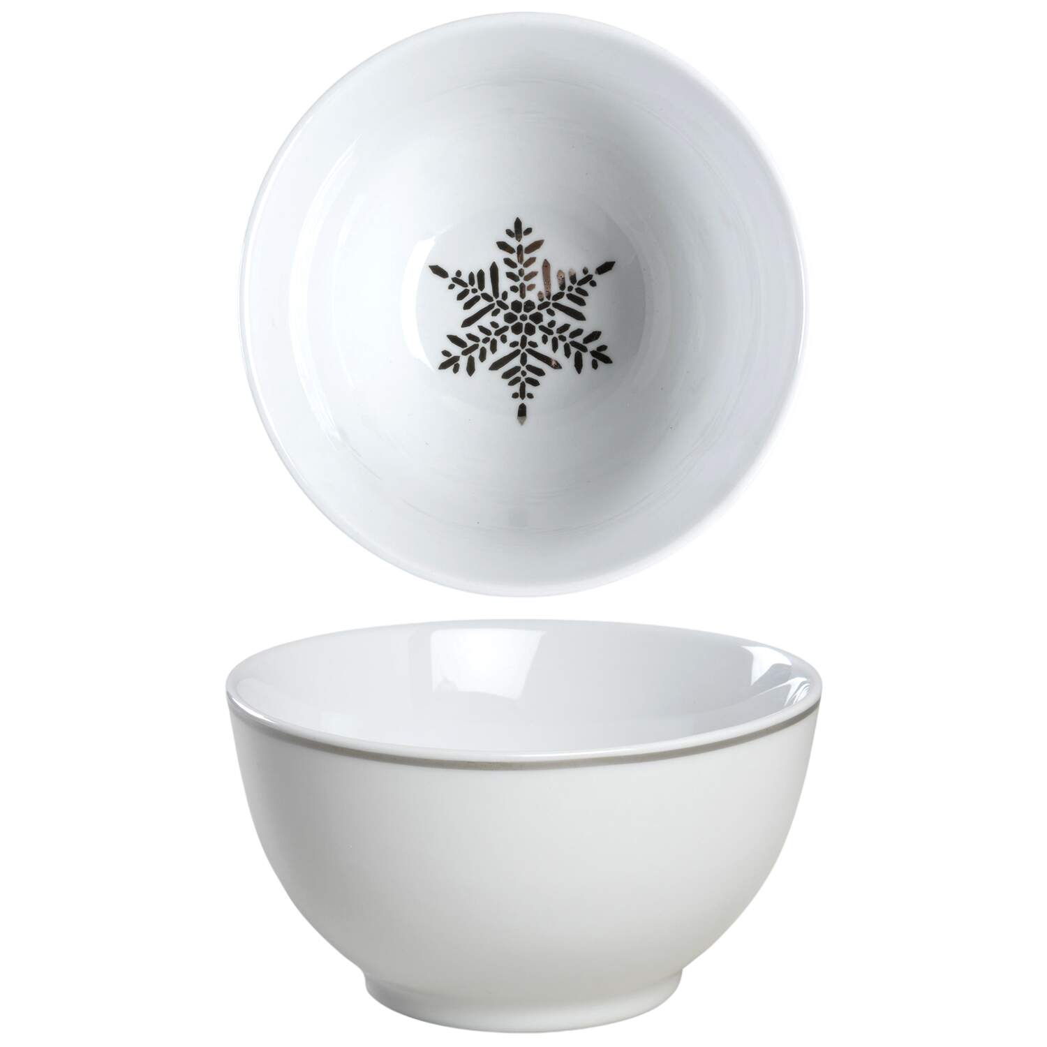 Arctic Solstice Snowflake Coupe Cereal Bowl by Target-1
