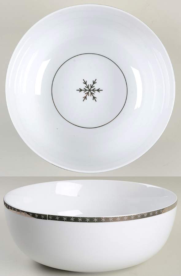 Arctic Solstice Snowflake 10" Round Serving Bowl by Target-1