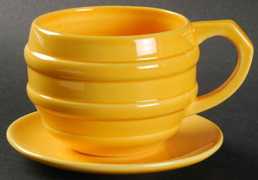 Beehive Flat Cup & Saucer Set by Tag Ltd-1