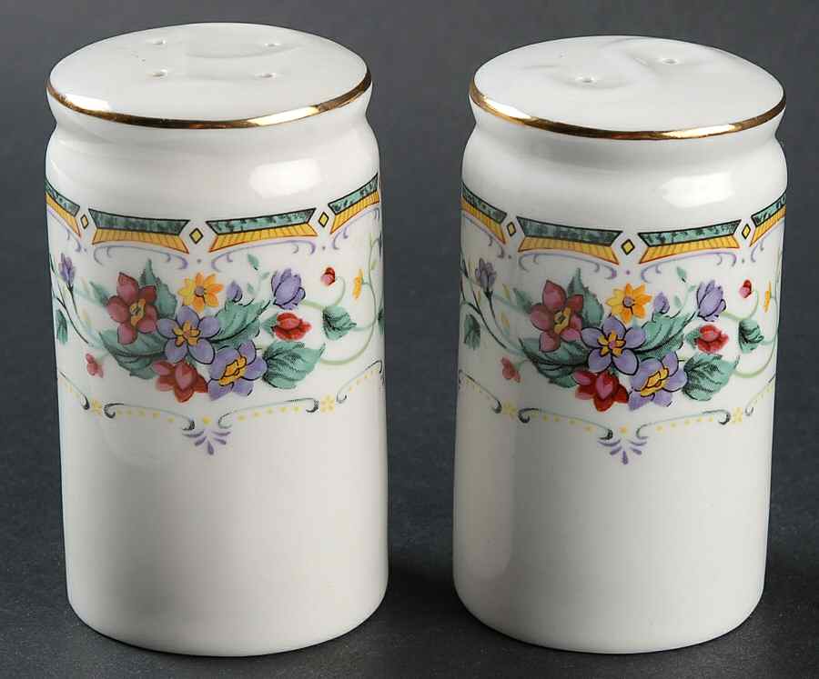 Royal Bouquet Salt & Pepper Set by Tabletops Unlimited-1