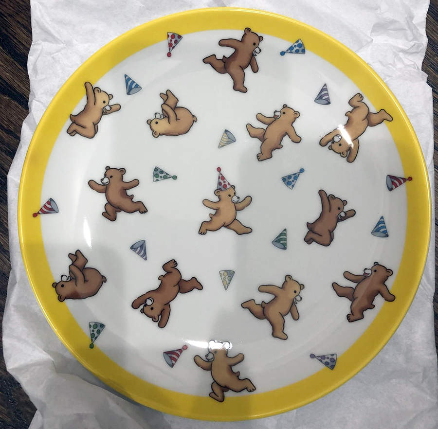 Alphabet Bears Child's Plate by Tiffany-1