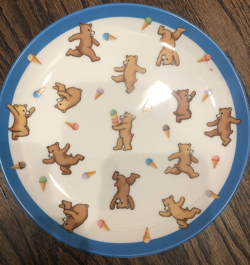 Alphabet Bears Child's Plate by Tiffany-1