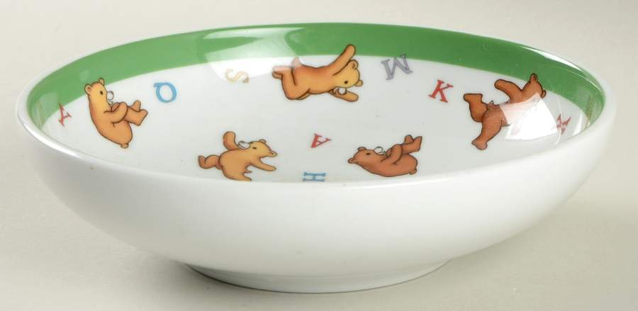 Alphabet Bears Child's Bowl by Tiffany-1