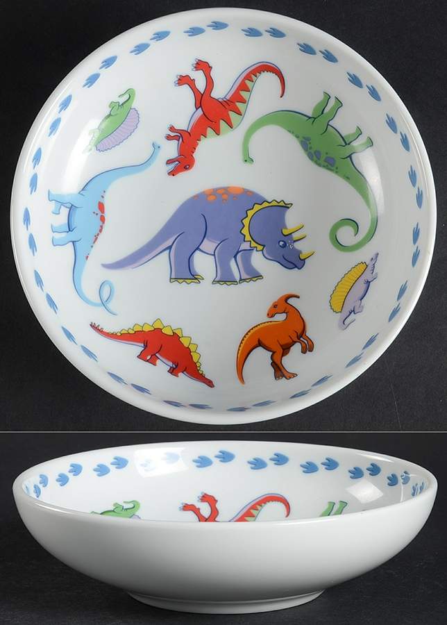 Dinosaurs Child's Bowl by Tiffany-1