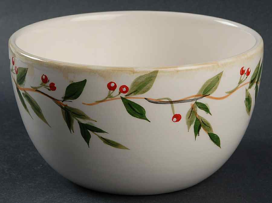 Holly Berry Soup/Cereal Bowl by Tabletops Unlimited-1