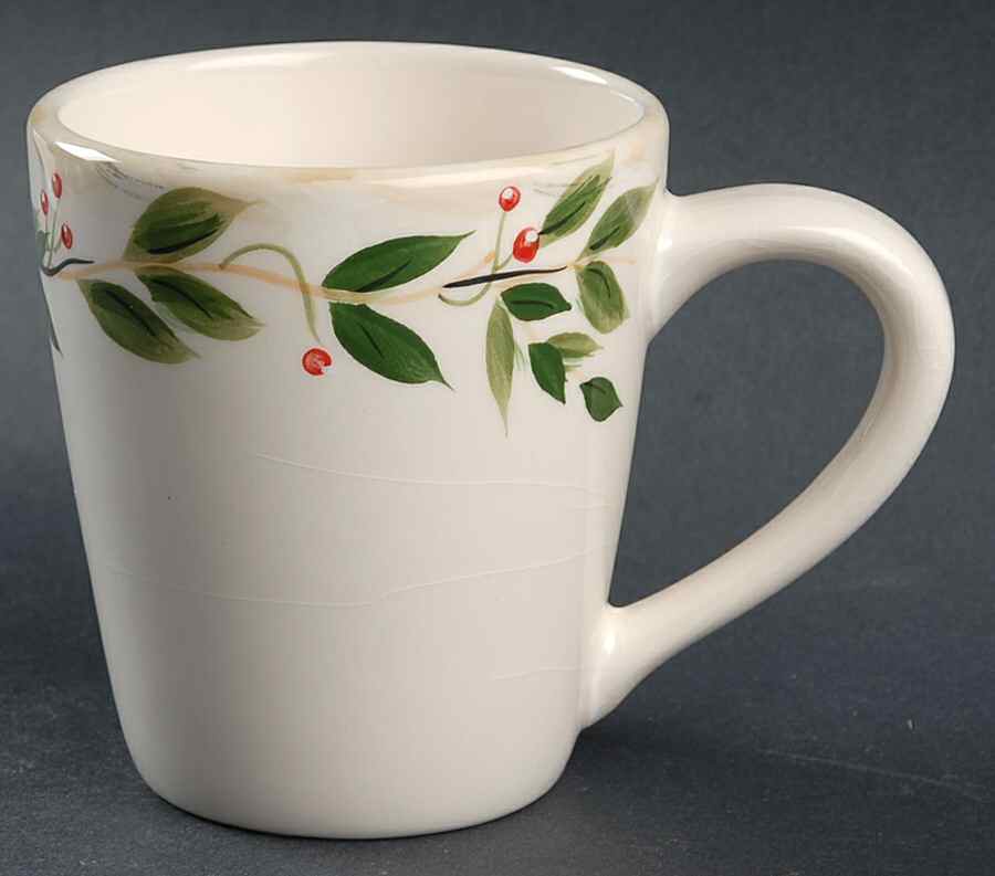 Holly Berry Mug by Tabletops Unlimited-1
