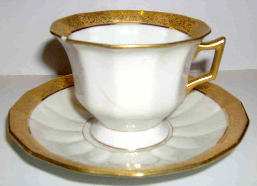 TRV526 Footed Cup & Saucer Set by Tressemanes & Vogt-1