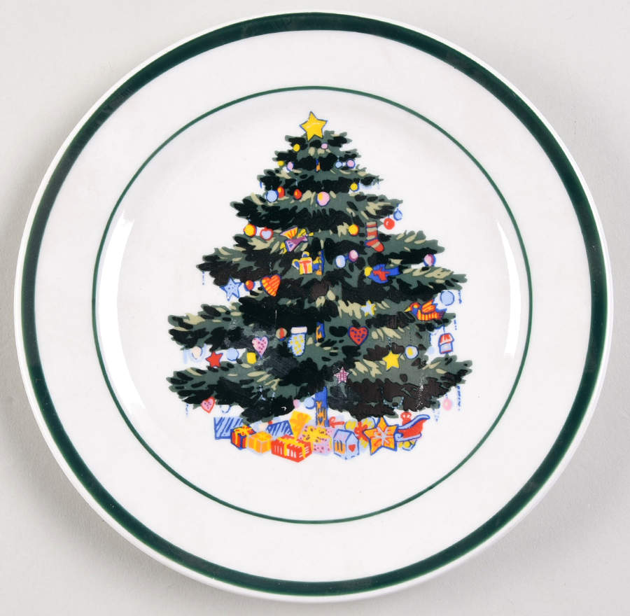 Holly Tree Salad Plate by Totally Today-1