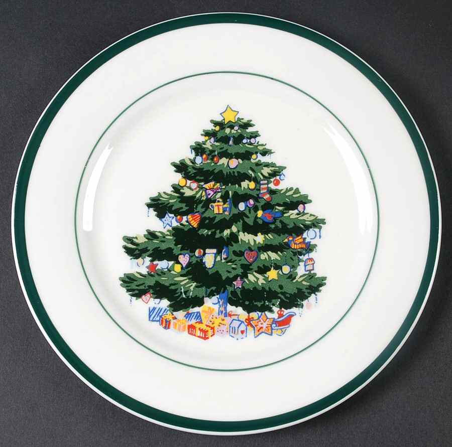 Holly Tree Salad Plate by Totally Today-1