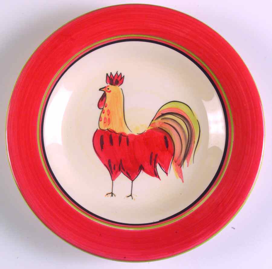 Rooster Salad Plate by Tabletops Unlimited-1
