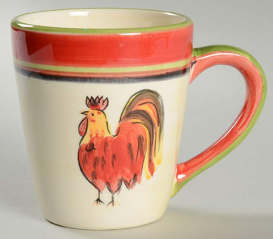 Rooster Mug by Tabletops Unlimited-1