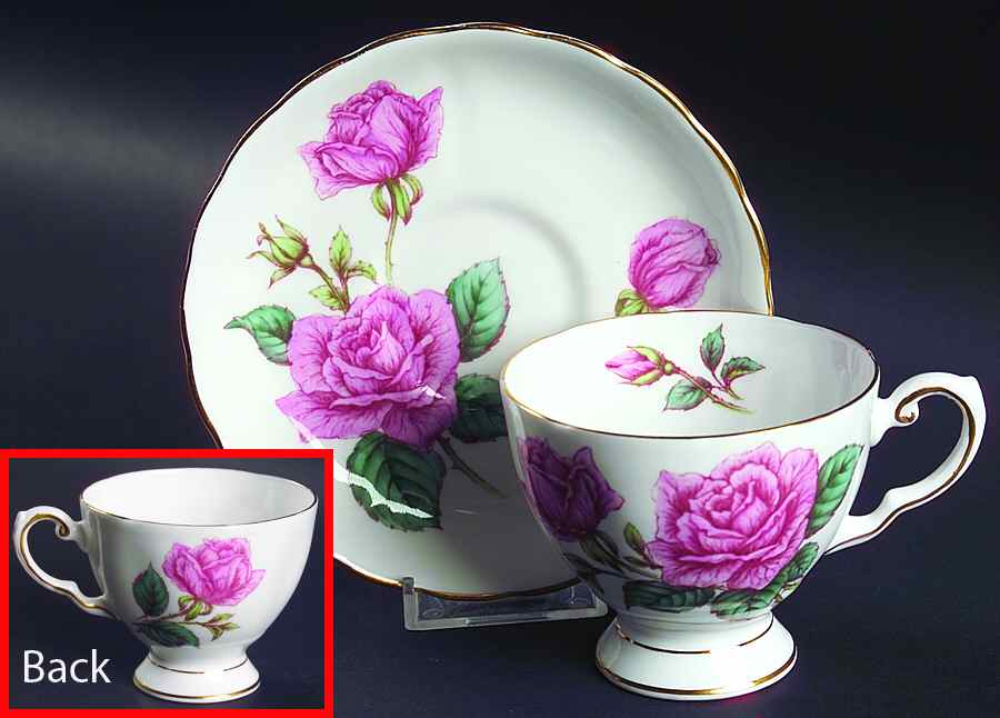 D693 Footed Cup & Saucer Set by Tuscan - Royal Tuscan-1
