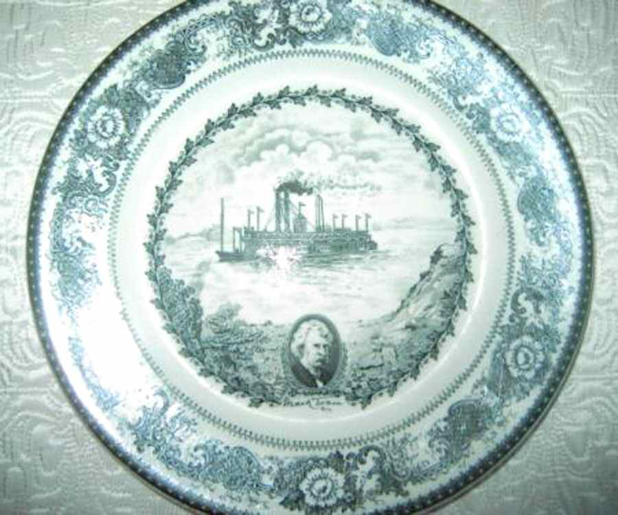 Mark Twain Luncheon Plate by Scammell-1