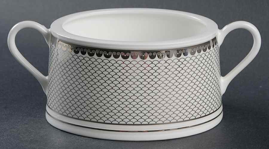 Marielle Platinum Sugar Bowl No Lid by Thomas O'Brien-1