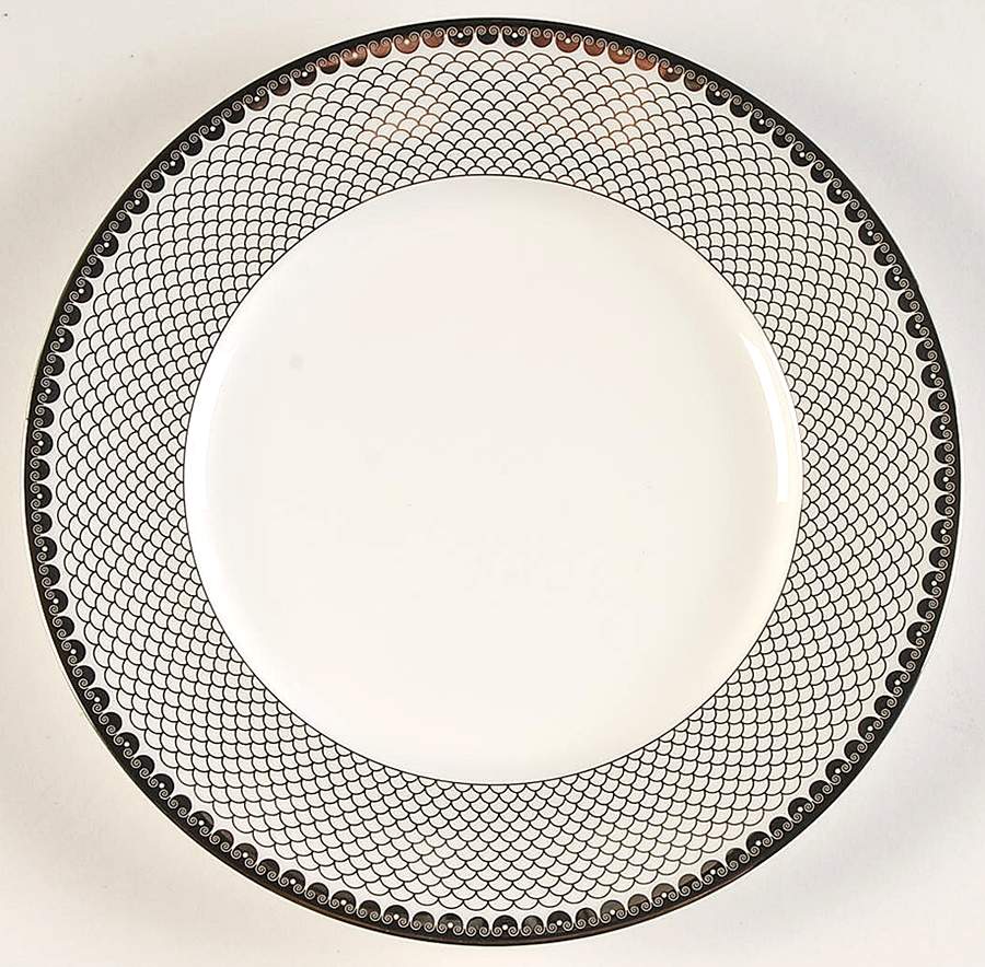 Marielle Platinum Dinner Plate by Thomas O'Brien-1