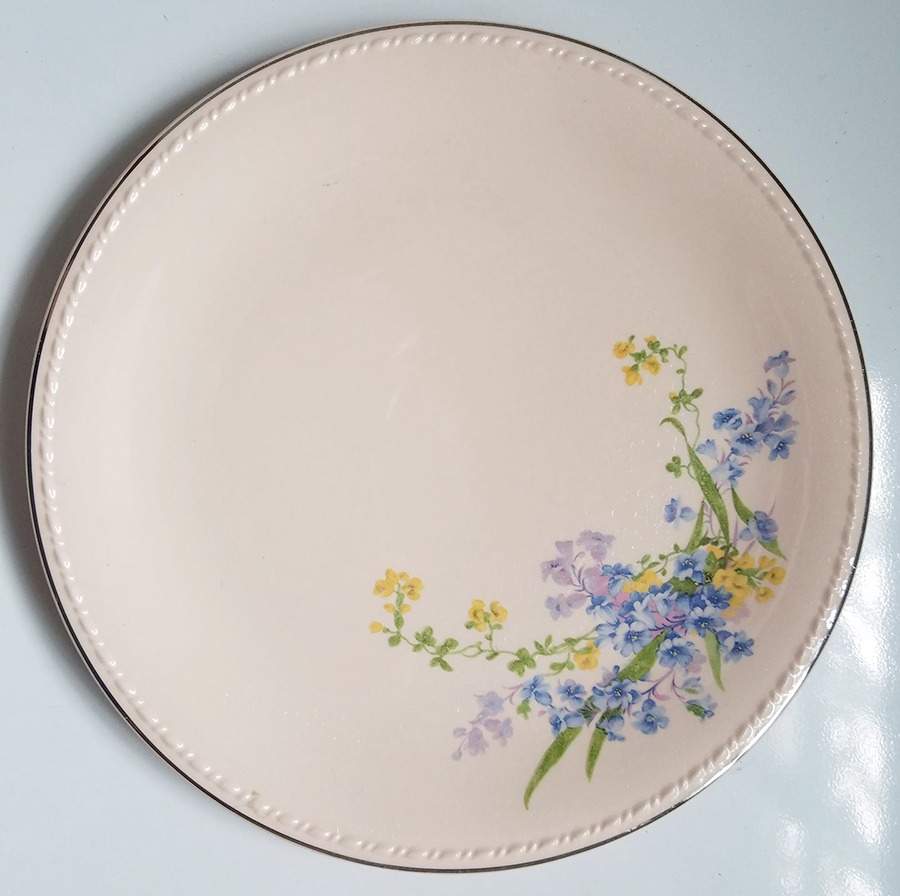 1393 Dinner Plate by Taylor, Smith & Taylor (Ts&T)-1