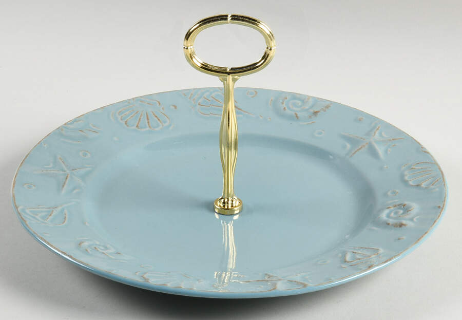 Cape Cod Round Serving Plate with Center Handle (Dp) Hc by Thomson-1
