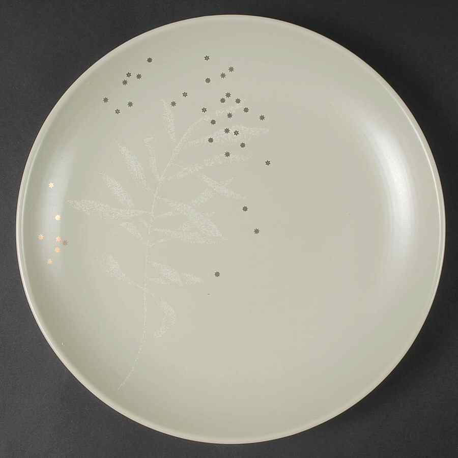 Snow Leaf Dinner Plate by Thomas O'Brien-1