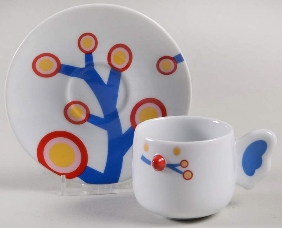 Pepe and Friends Espresso Cup and Saucer Set by Thomas-1