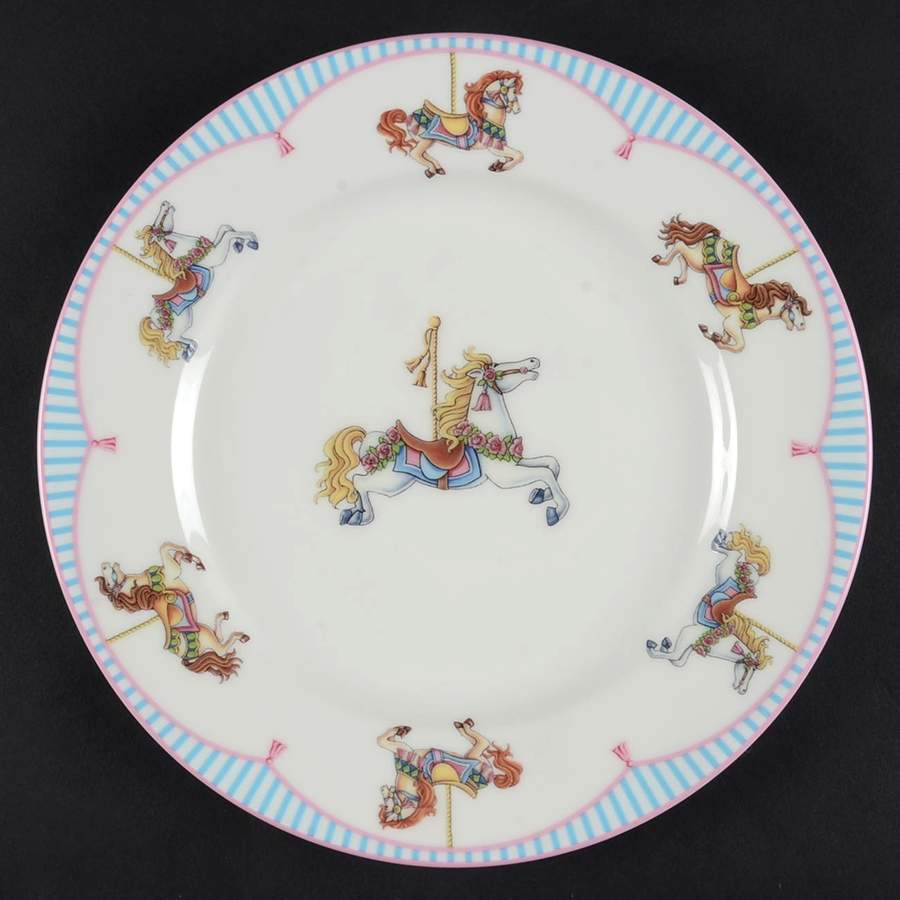 Carousel Child's Plate by Tiffany-1
